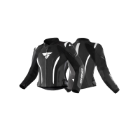 Shima Куртка Кожаная женская Miura 2.0 Black/White в Самаре