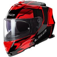 LS2 Мотошлем FF800 Storm II Tracker черно-красный в Самаре