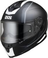 IXS Шлем HX 1100 2.0 Чёрн-серо-белый глянец в Самаре