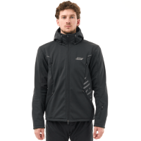 Dragonfly Мототолстовка DF Urban Man 2025 Black с защитой в Самаре