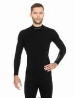 Brubeck Футболка мужская дл.рукав Wool Merino 78% Черный в Самаре