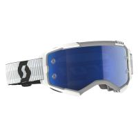 Scott Очки кроссовые Fury white blue chrome works в Самаре