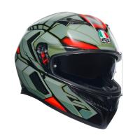AGV Шлем K3 Decept Matt Black/Green/Red в Самаре