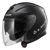 LS2 шлем OF521 Infinity Solid Черный в Самаре