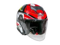 AiM Шлем открытый JK526 Red/Grey/Black в Самаре