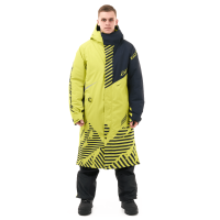 Dragonfly Плащ зимний Race Coat Man 2025 Lime-Black в Самаре