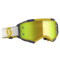 Scott Очки кроссовые Fury yellow/blue yellow chrome works в Самаре
