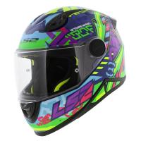 LS2 Мотошлем FF812 Kid Svent Blue Green в Самаре