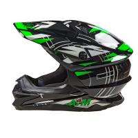 AiM Шлем кроссовый JK803S Green/Black в Самаре