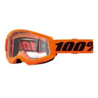 100% Очки Strata 2 V26 Goggle Neon Orange / Clear в Самаре