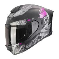 Scorpion Exo Мотошлем Exo-530 Air Hadji Черный/Серый/Розовый в Самаре