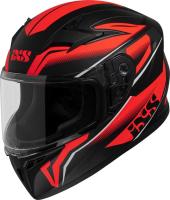 IXS Шлем 136 2.0 Kids Star 2 Черно-красно матовый в Самаре