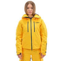 Dragonfly Куртка утепленная Gravity Premium Woman Yellow-Dark Ocean в Самаре