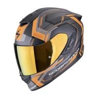 Scorpion Exo Мотошлем Exo-1400 Evo II Linart Черный Матовый/Оранжевый/Серый в Самаре