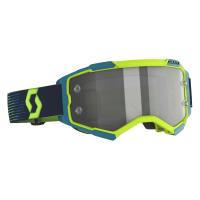 Scott Очки кроссовые Fury LS neon yellow/blue light sensitive grey works в Самаре