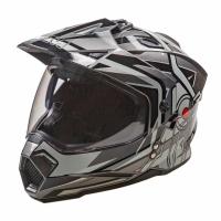 AIM Шлем кросс/эндуро JK802S Black/Grey/White в Самаре
