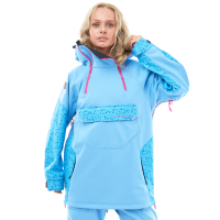 Dragonfly Куртка-анорак сноубордическая DF Uktus Woman Blue - Pink в Самаре