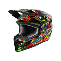 Oneal Шлем кроссовый детский 3Series Youth Crank V.24 красный/ зеленый в Самаре