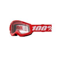 100% Очки подростковые Strata 2 Junior Red / Clear в Самаре