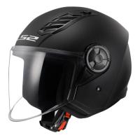 LS2 Мотошлем OF616 Airflow II Solid черный матовый в Самаре
