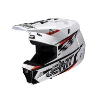 Leatt Шлем кроссовый детский Helmet Kit Moto 3.5 Jr V25 White в Самаре