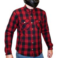 MCP Моторубашка Rebel Full kevlar черный-темно-красный в Самаре