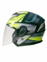 AiM Шлем открытый JK526 Yellow/Grey/Black в Самаре