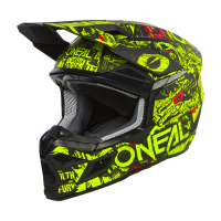 Oneal Шлем кроссовый детский 3Series Attack Youth V24 черный/желтый в Самаре