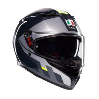 AGV Шлем K3 Shade Grey/Yellow Fluo в Самаре