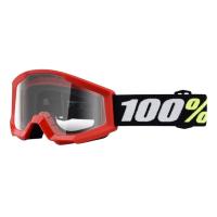 100% Очки детские Strata Mini Goggle Red/Clear Lens 2025 в Самаре