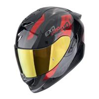 Scorpion Exo Мотошлем Exo-1400 Evo II Carbon Air Platted Карбон/Красный в Самаре