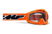 100% Маска кросс FMF Powerbomb Rocket Orange - прозрачная линза в Самаре