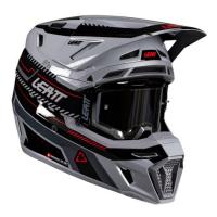 Leatt Шлем кроссовый 8.5 Grey V26 + очки Velocity 5.5 в Самаре