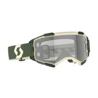 Scott Очки кроссовые Fury LS kaki green/light sensitive grey works в Самаре