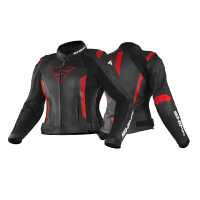 Shima Куртка Кожаная женская Miura 2.0 Black/Red в Самаре
