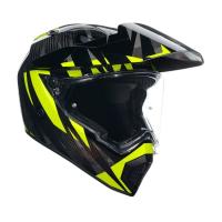 AGV Шлем AX9 E2206 V26 Steppa Carbon/Grey/Yellow Fluo в Самаре
