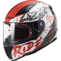 LS2 Шлем FF353 Rapid Naughty Бело-красный в Самаре