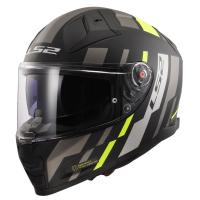 LS2 Мотошлем FF811 Vector II Tron матовый черно-желтый в Самаре
