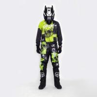 Grom Штаны кроссовые подростковые MX Religion lime в Самаре