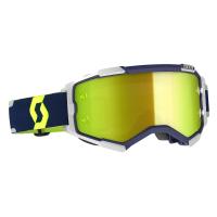 Scott Очки кроссовые Fury blue/grey yellow chrome works в Самаре