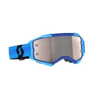 Scott Очки кроссовые Fury blue/black/silver chrome works в Самаре
