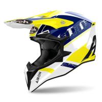 Airoh Мотошлем Wraaap Feel Yellow/Blue Gloss в Самаре