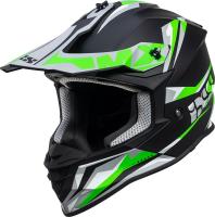 IXS шлем кроссовый 362 2.0 Черно-зеленый-белый в Самаре