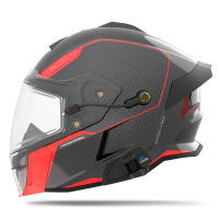 509 Шлем Delta V Carbon Commander с подогревом Racing Red в Самаре