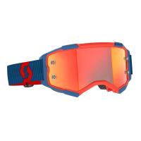 Scott Очки кроссовые Fury dark blue/neon red/orange chrome works в Самаре