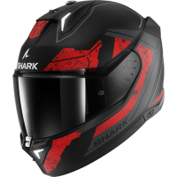 Shark Шлем Skwal i3 Rhad Mat Black/Chrome/Red в Самаре
