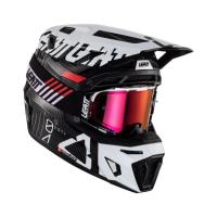 Leatt Мотошлем кроссовый Moto 9.5 Carbon Helmet Kit V24 White в Самаре