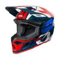 Oneal Кроссовый шлем 3Series Ride V.25 синий/белый в Самаре
