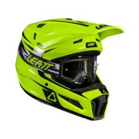 Leatt Шлем кроссовый 3.5 V26 Neon Yellow + очки Vizion 3.5 в Самаре