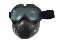 Scout маска MZ-1 оправа черная, линза прозрачная с защитой лица в Самаре